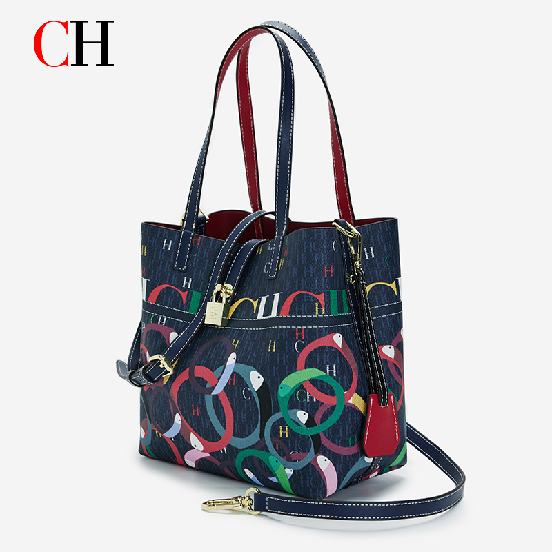Women'S Bags For Work - CH Dames Grote Capaciteit Geprinte Tote