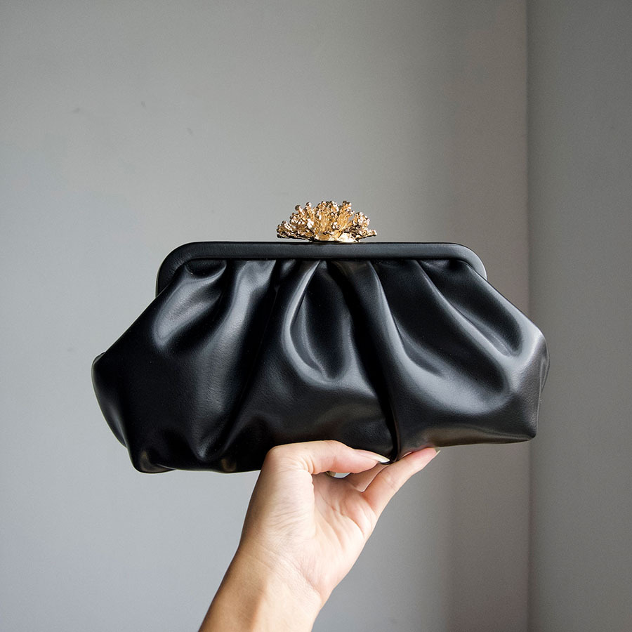 Women Bags In Trend - Trendy glanzende, eenvoudige geplooide cloudtas, niche