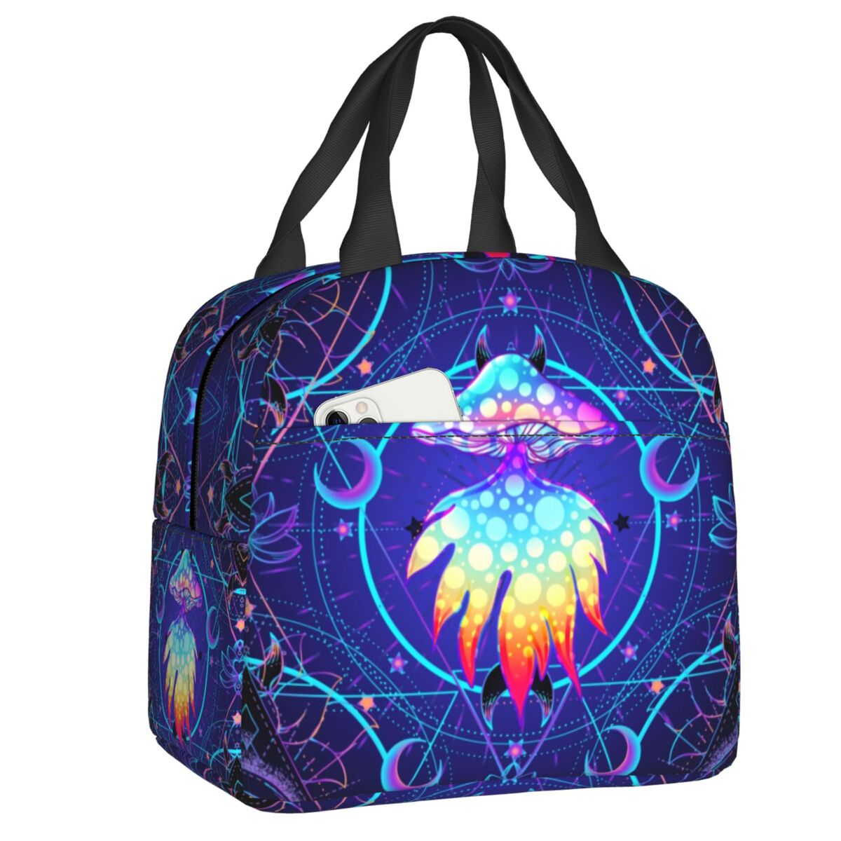 Women Bags India - Aangepaste India Mandala Magic lunchtassen voor