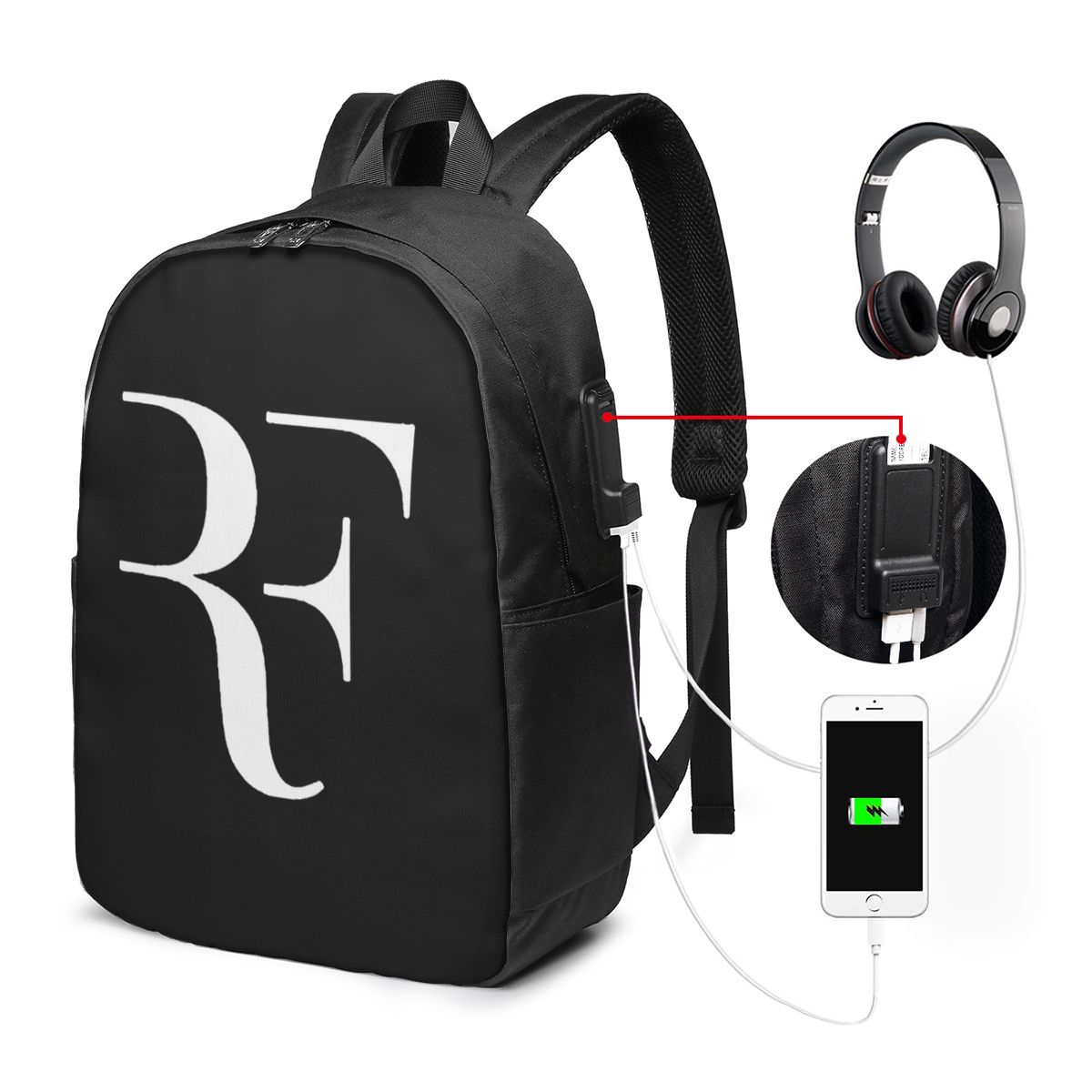 Women Bags For Women - Roger Federer Rugzak Reisnotebooktas Computer Student