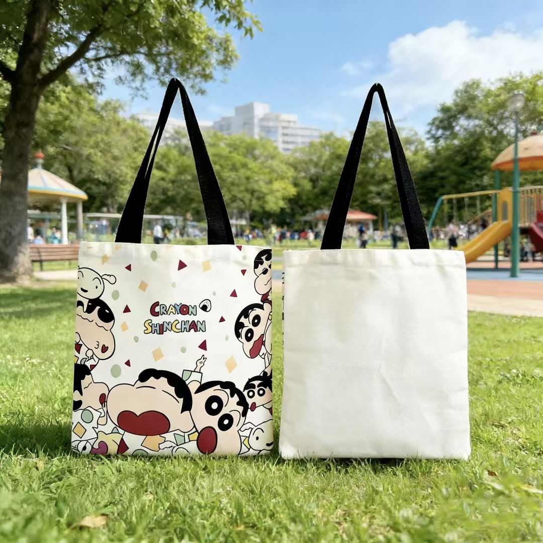 Women'S Bags For Work - 2026 Nieuwe Crayon Shin-chan Canvas Tote