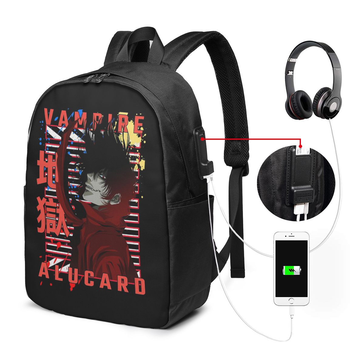 Alucard Hellsing Manga Rugzak  - Women Bags For Women recensie en prijs