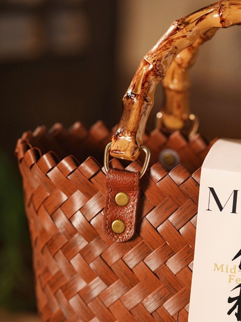 Pure handgemaakte handtas, cos - Woven Straw Bag recensie en prijs