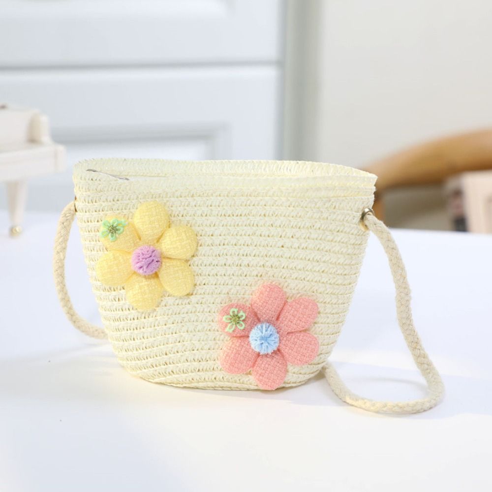 Handgemaakte geweven meisjesbl - Woven Straw Bag recensie en prijs